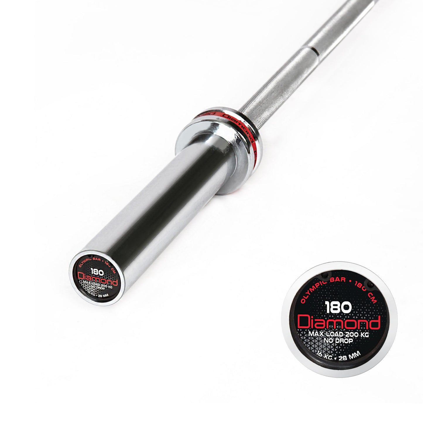 Bilanciere Olimpico 180 cm - carico max 200 kg - 16 kg
