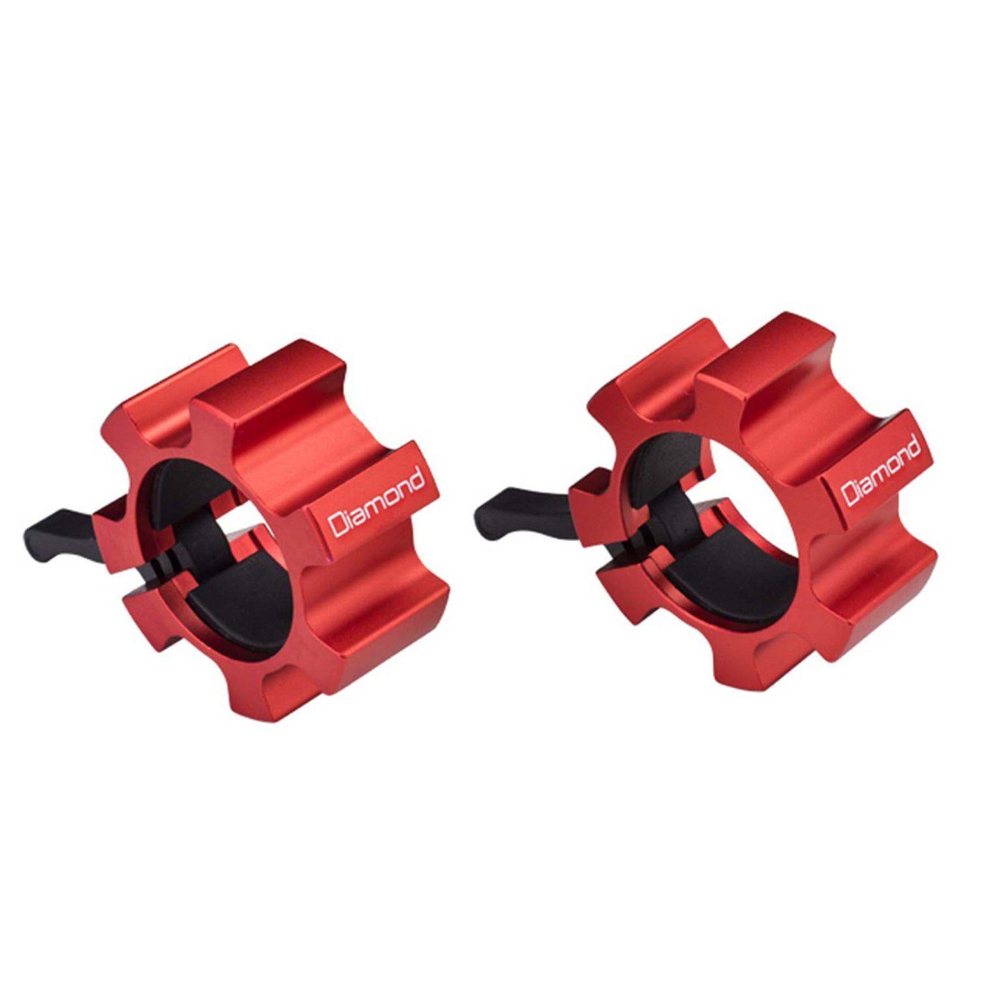 Coppia Ferma Pesi a Collare in Alluminio Ø 50 mm