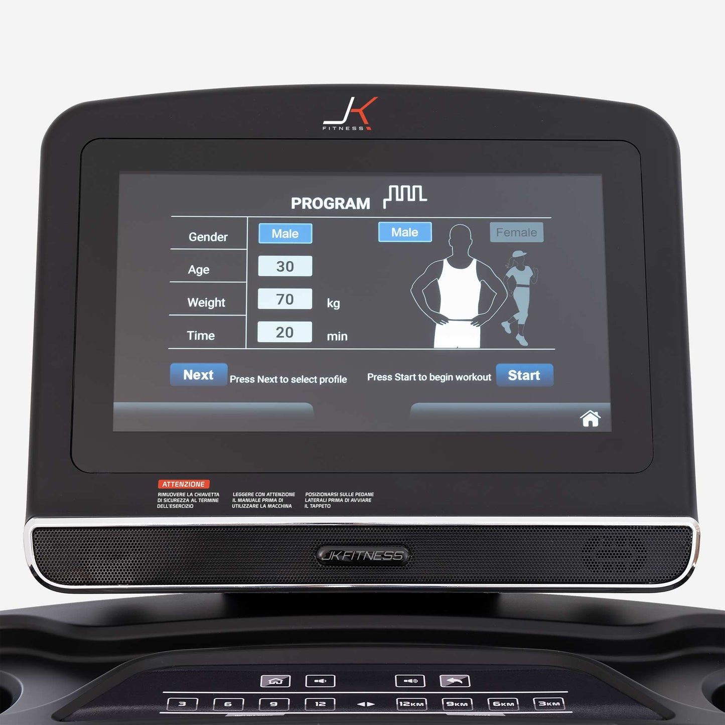 Tapis roulant JK Fitness 194 PRO