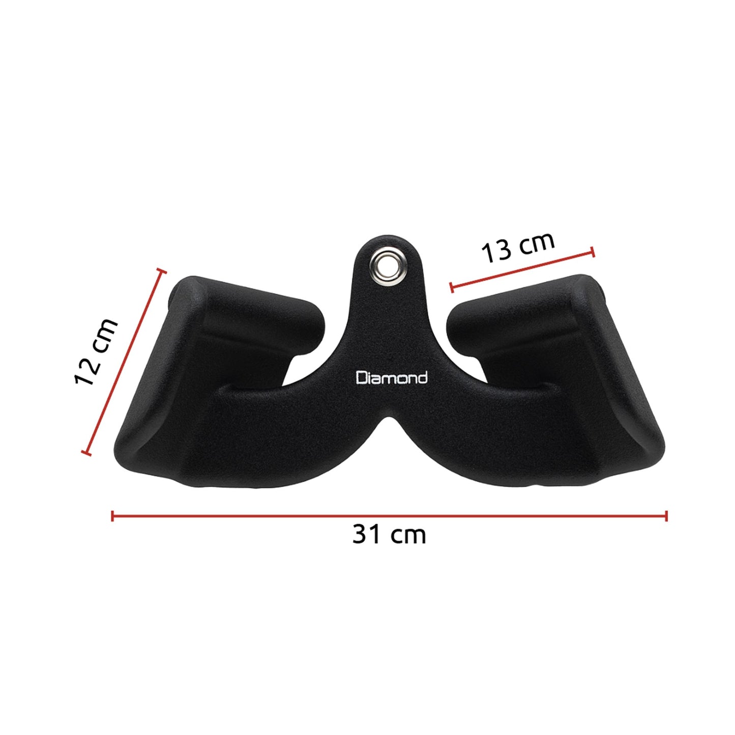 Barra stretta Diamon con presa supina 31 cm B-PG31