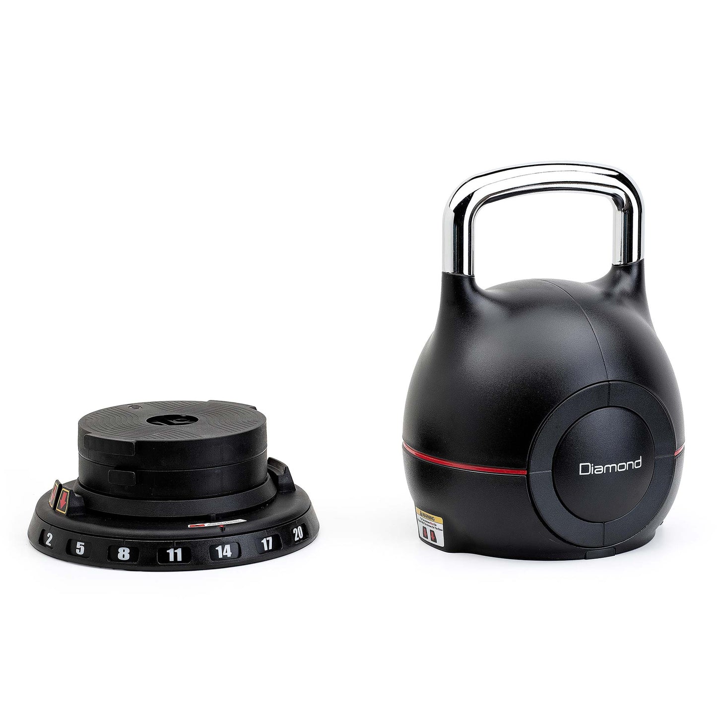 Kettlebell selezionabile in acciaio 2 – 20 kg