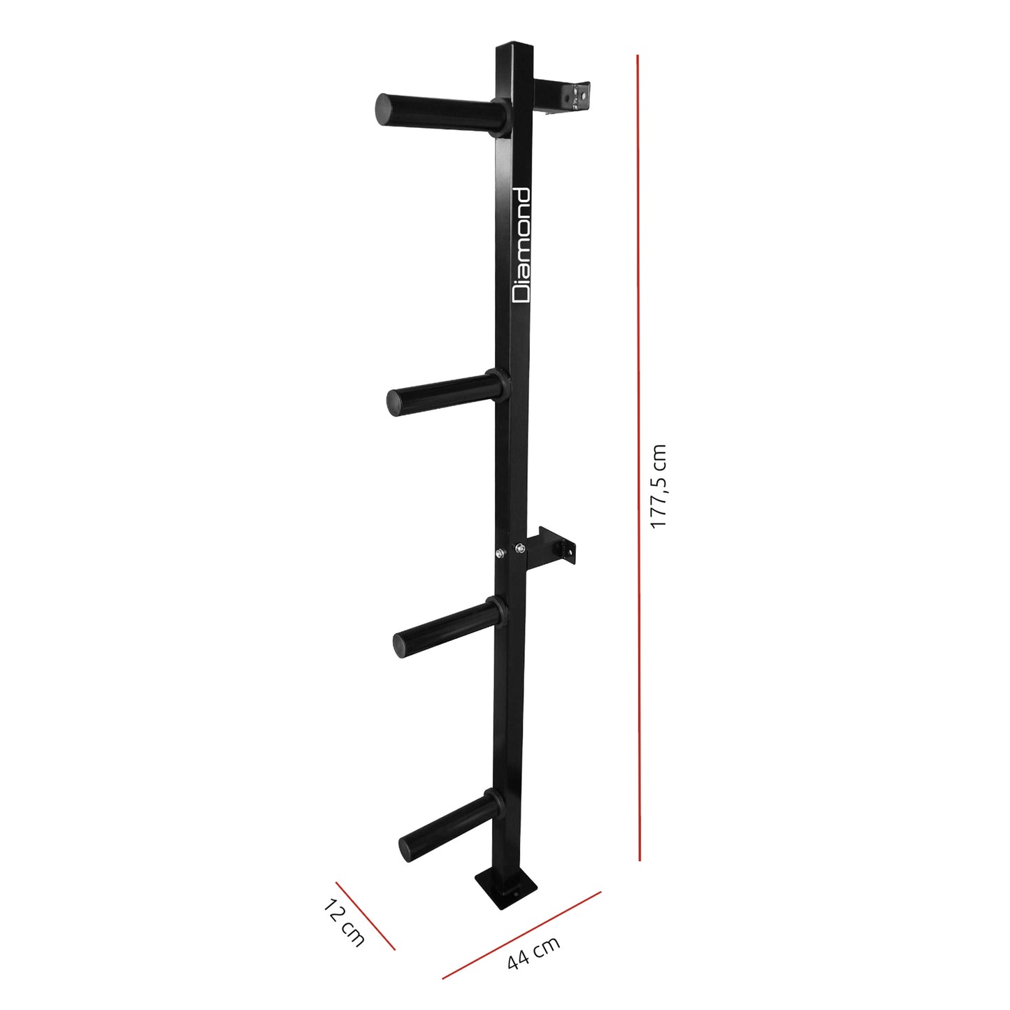 Rastrelliera verticale porta manubri 10 coppie Diamond RDW-4