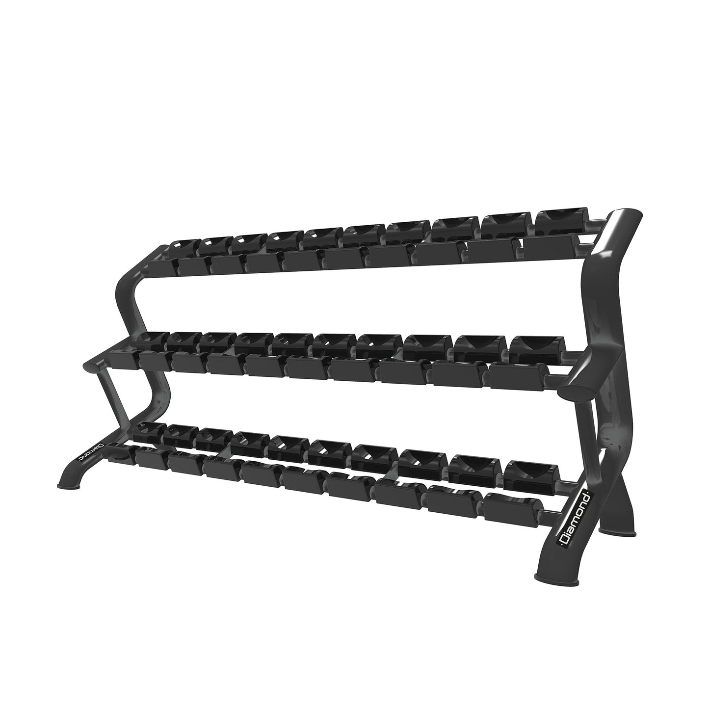 Rastrelliera porta manubri tondi 15 coppie Diamond RM350-ROUND15